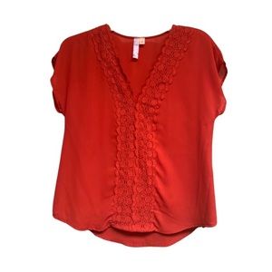 Alya Red Blouse